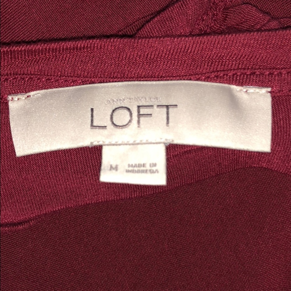Cotton maroon shirt - Picture 3 of 4